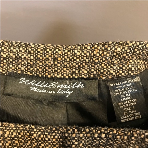Classic Willi Smith Italian Tweed Pencil Skirt - Picture 7 of 7